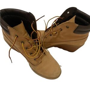 Timberland wedge heel boots
